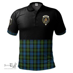 Scottish Mackenzie Clan Half Of Tartan Crest Tartan Polo Shirt Scottish Plaid Tartan Plaid - ScotsTee - scotstee.com