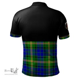 Scottish Maitland Clan Half Of Tartan Crest Tartan Polo Shirt Scottish Plaid Tartan Plaid - ScotsTee - scotstee.com