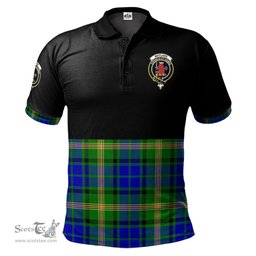 Scottish Maitland Clan Half Of Tartan Crest Tartan Polo Shirt Scottish Plaid Tartan Plaid - ScotsTee - scotstee.com