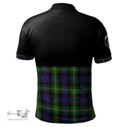 Scottish Watson Clan Half Of Tartan Crest Tartan Polo Shirt Scottish Plaid Tartan Plaid - ScotsTee - scotstee.com