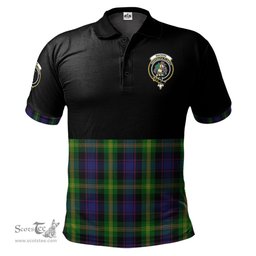Scottish Watson Clan Half Of Tartan Crest Tartan Polo Shirt Scottish Plaid Tartan Plaid - ScotsTee - scotstee.com