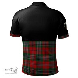 Scottish MacLean Clan Half Of Tartan Crest Tartan Polo Shirt Scottish Plaid Tartan Plaid - ScotsTee - scotstee.com