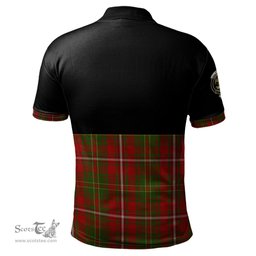 Scottish Hay Clan Half Of Tartan Crest Tartan Polo Shirt Scottish Plaid Tartan Plaid - ScotsTee - scotstee.com