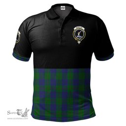 Scottish Barclay Clan Half Of Tartan Crest Tartan Polo Shirt Scottish Plaid Tartan Plaid - ScotsTee - scotstee.com