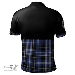Scottish Clark Clan Half Of Tartan Crest Tartan Polo Shirt Scottish Plaid Tartan Plaid - ScotsTee - scotstee.com