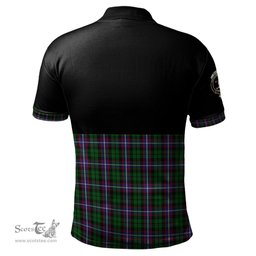 Scottish Russell Clan Half Of Tartan Crest Tartan Polo Shirt Scottish Plaid Tartan Plaid - ScotsTee - scotstee.com