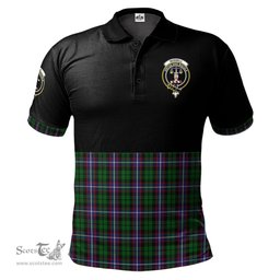 Scottish Russell Clan Half Of Tartan Crest Tartan Polo Shirt Scottish Plaid Tartan Plaid - ScotsTee - scotstee.com