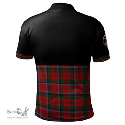 Scottish MacNaughton Clan Half Of Tartan Crest Tartan Polo Shirt Scottish Plaid Tartan Plaid - ScotsTee - scotstee.com