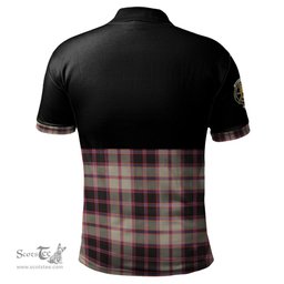 Scottish MacPherson Hunting Ancient Clan Half Of Tartan Crest Tartan Polo Shirt Scottish Plaid Tartan Plaid - ScotsTee - scotstee.com