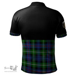 Scottish MacKenzie Modern Clan Half Of Tartan Crest Tartan Polo Shirt Scottish Plaid Tartan Plaid - ScotsTee - scotstee.com