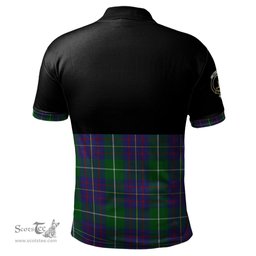 Scottish MacIntyre Inglis Clan Half Of Tartan Crest Tartan Polo Shirt Scottish Plaid Tartan Plaid - ScotsTee - scotstee.com