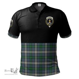 Scottish MacDowall Clan Half Of Tartan Crest Tartan Polo Shirt Scottish Plaid Tartan Plaid - ScotsTee - scotstee.com