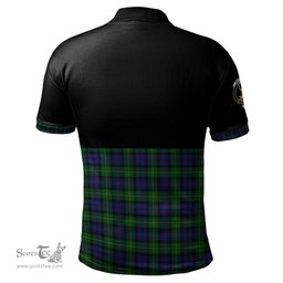 Scottish Gordon Clan Half Of Tartan Crest Tartan Polo Shirt Scottish Plaid Tartan Plaid - ScotsTee - scotstee.com