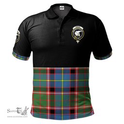 Scottish Norvel Clan Half Of Tartan Crest Tartan Polo Shirt Scottish Plaid Tartan Plaid - ScotsTee - scotstee.com