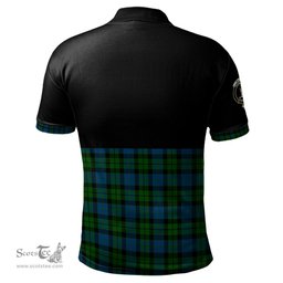 Scottish MacKay Modern Clan Half Of Tartan Crest Tartan Polo Shirt Scottish Plaid Tartan Plaid - ScotsTee - scotstee.com