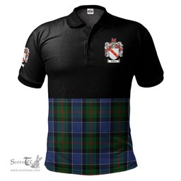 Scottish McFadzen 01 Clan Half Of Tartan Crest Tartan Polo Shirt Scottish Plaid Tartan Plaid - ScotsTee - scotstee.com