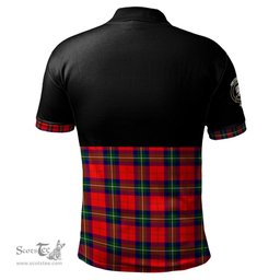 Scottish Ruthven Modern Clan Half Of Tartan Crest Tartan Polo Shirt Scottish Plaid Tartan Plaid - ScotsTee - scotstee.com