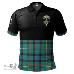 Scottish Ferguson Ancient Clan Half Of Tartan Crest Tartan Polo Shirt Scottish Plaid Tartan Plaid - ScotsTee - scotstee.com