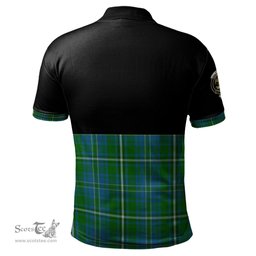 Scottish Hay Hunting Clan Half Of Tartan Crest Tartan Polo Shirt Scottish Plaid Tartan Plaid - ScotsTee - scotstee.com