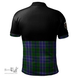 Scottish Wishart Hunting Clan Half Of Tartan Crest Tartan Polo Shirt Scottish Plaid Tartan Plaid - ScotsTee - scotstee.com