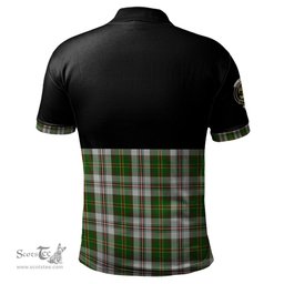 Scottish Hay White Dress Clan Half Of Tartan Crest Tartan Polo Shirt Scottish Plaid Tartan Plaid - ScotsTee - scotstee.com