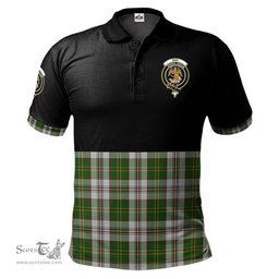 Scottish Hay White Dress Clan Half Of Tartan Crest Tartan Polo Shirt Scottish Plaid Tartan Plaid - ScotsTee - scotstee.com