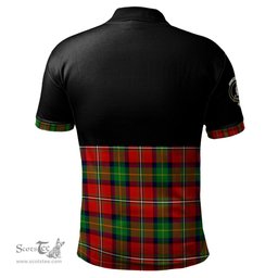Scottish Boyd Modern Clan Half Of Tartan Crest Tartan Polo Shirt Scottish Plaid Tartan Plaid - ScotsTee - scotstee.com