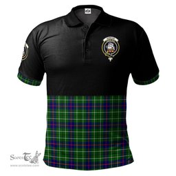 Scottish Duncan Modern Clan Half Of Tartan Crest Tartan Polo Shirt Scottish Plaid Tartan Plaid - ScotsTee - scotstee.com