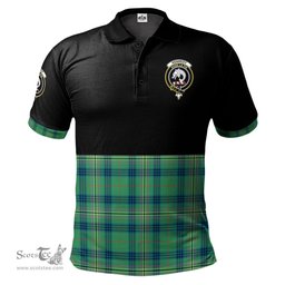Scottish Kennedy Ancient Clan Half Of Tartan Crest Tartan Polo Shirt Scottish Plaid Tartan Plaid - ScotsTee - scotstee.com