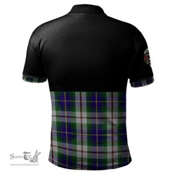 Scottish MacLeod Of Californian Clan Half Of Tartan Crest Tartan Polo Shirt Scottish Plaid Tartan Plaid - ScotsTee - scotstee.com