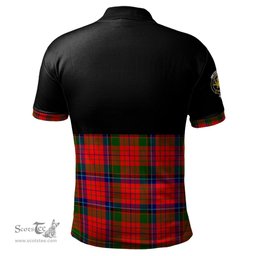 Scottish Nicolson Modern Clan Half Of Tartan Crest Tartan Polo Shirt Scottish Plaid Tartan Plaid - ScotsTee - scotstee.com