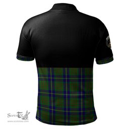 Scottish Cameron of Lochiel Hunting Clan Half Of Tartan Crest Tartan Polo Shirt Scottish Plaid Tartan Plaid - ScotsTee - scotstee.com