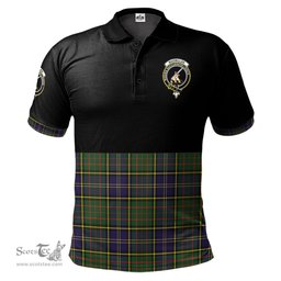 Scottish MacMillan Hunting Modern Clan Half Of Tartan Crest Tartan Polo Shirt Scottish Plaid Tartan Plaid - ScotsTee - scotstee.com