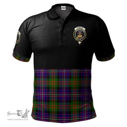 Scottish Cameron of Erracht Modern Clan Half Of Tartan Crest Tartan Polo Shirt Scottish Plaid Tartan Plaid - ScotsTee - scotstee.com