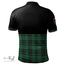 Scottish MacAlpin Ancient Clan Half Of Tartan Crest Tartan Polo Shirt Scottish Plaid Tartan Plaid - ScotsTee - scotstee.com