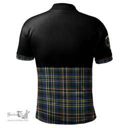 Scottish Scott Green Modern Clan Half Of Tartan Crest Tartan Polo Shirt Scottish Plaid Tartan Plaid - ScotsTee - scotstee.com