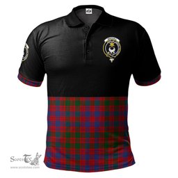 Scottish MacColl Ancient Clan Half Of Tartan Crest Tartan Polo Shirt Scottish Plaid Tartan Plaid - ScotsTee - scotstee.com