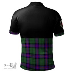 Scottish Armstrong Modern Clan Half Of Tartan Crest Tartan Polo Shirt Scottish Plaid Tartan Plaid - ScotsTee - scotstee.com