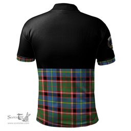 Scottish Stirling Bannockburn Clan Half Of Tartan Crest Tartan Polo Shirt Scottish Plaid Tartan Plaid - ScotsTee - scotstee.com