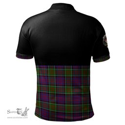 Scottish MacDonald of Clanranald Modern Clan Half Of Tartan Crest Tartan Polo Shirt Scottish Plaid Tartan Plaid - ScotsTee - scotstee.com