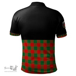 Scottish Moncrieff Modern Clan Half Of Tartan Crest Tartan Polo Shirt Scottish Plaid Tartan Plaid - ScotsTee - scotstee.com