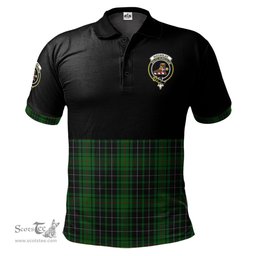 Scottish MacAulay Hunting Clan Half Of Tartan Crest Tartan Polo Shirt Scottish Plaid Tartan Plaid - ScotsTee - scotstee.com