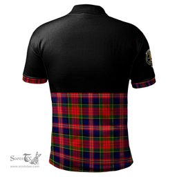 Scottish MacPherson Modern Clan Half Of Tartan Crest Tartan Polo Shirt Scottish Plaid Tartan Plaid - ScotsTee - scotstee.com
