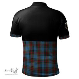 Scottish Stewart Royal Blue Clan Half Of Tartan Crest Tartan Polo Shirt Scottish Plaid Tartan Plaid - ScotsTee - scotstee.com