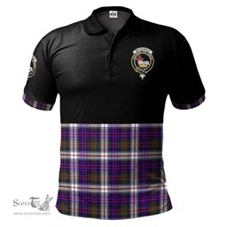 Scottish MacDonald Dress Modern Clan Half Of Tartan Crest Tartan Polo Shirt Scottish Plaid Tartan Plaid - ScotsTee - scotstee.com