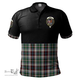 Scottish Innes Dress Clan Half Of Tartan Crest Tartan Polo Shirt Scottish Plaid Tartan Plaid - ScotsTee - scotstee.com