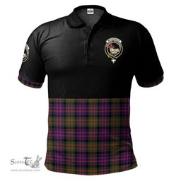 Scottish MacDonald Modern Clan Half Of Tartan Crest Tartan Polo Shirt Scottish Plaid Tartan Plaid - ScotsTee - scotstee.com