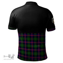 Scottish Urquhart Modern Clan Half Of Tartan Crest Tartan Polo Shirt Scottish Plaid Tartan Plaid - ScotsTee - scotstee.com