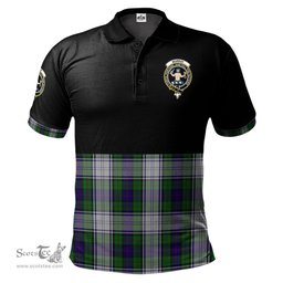 Scottish Murray of Atholl Dress Clan Half Of Tartan Crest Tartan Polo Shirt Scottish Plaid Tartan Plaid - ScotsTee - scotstee.com