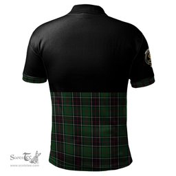 Scottish Sinclair Hunting Clan Half Of Tartan Crest Tartan Polo Shirt Scottish Plaid Tartan Plaid - ScotsTee - scotstee.com